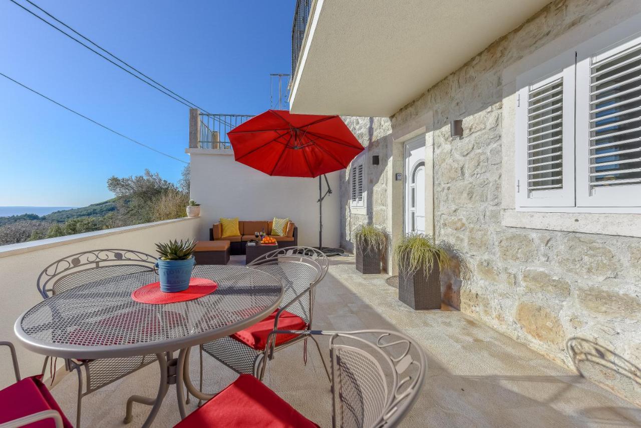 Polly Apartments With Swimming Pool Babino Polje Luaran gambar